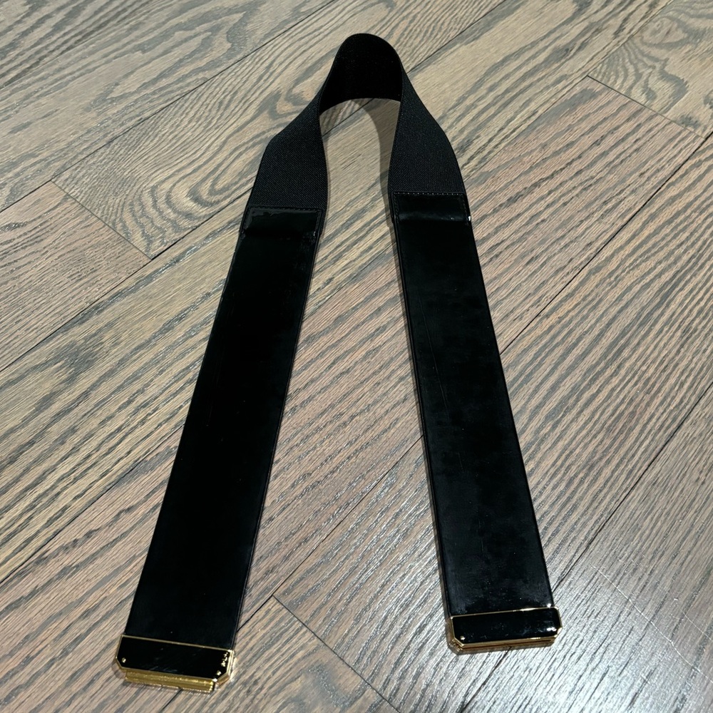 Ralph Lauren Black and Gold Women's Belt
